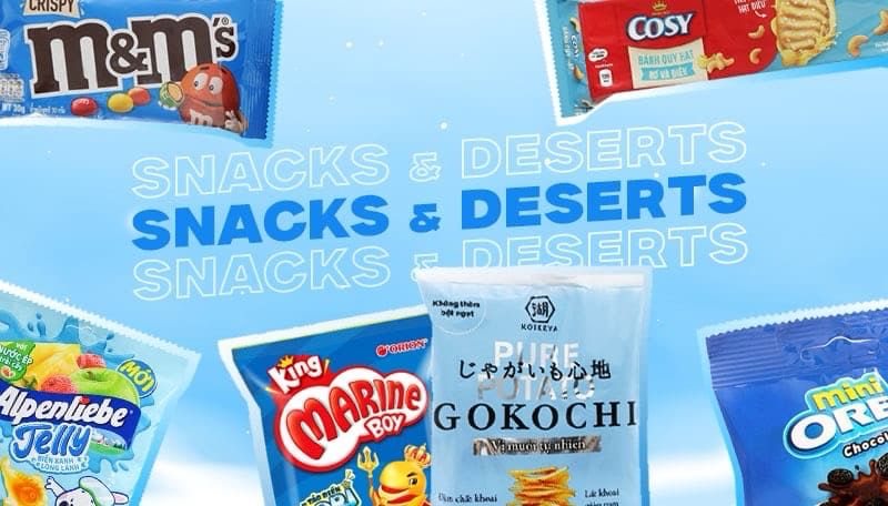 Snacks and Deserts - Homie Mart Asian Groceries