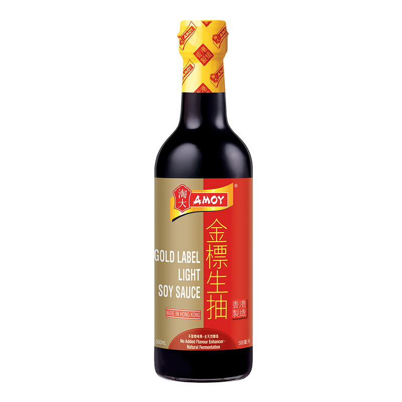 Amoy Gold Label Light Soy Sauce 500ml