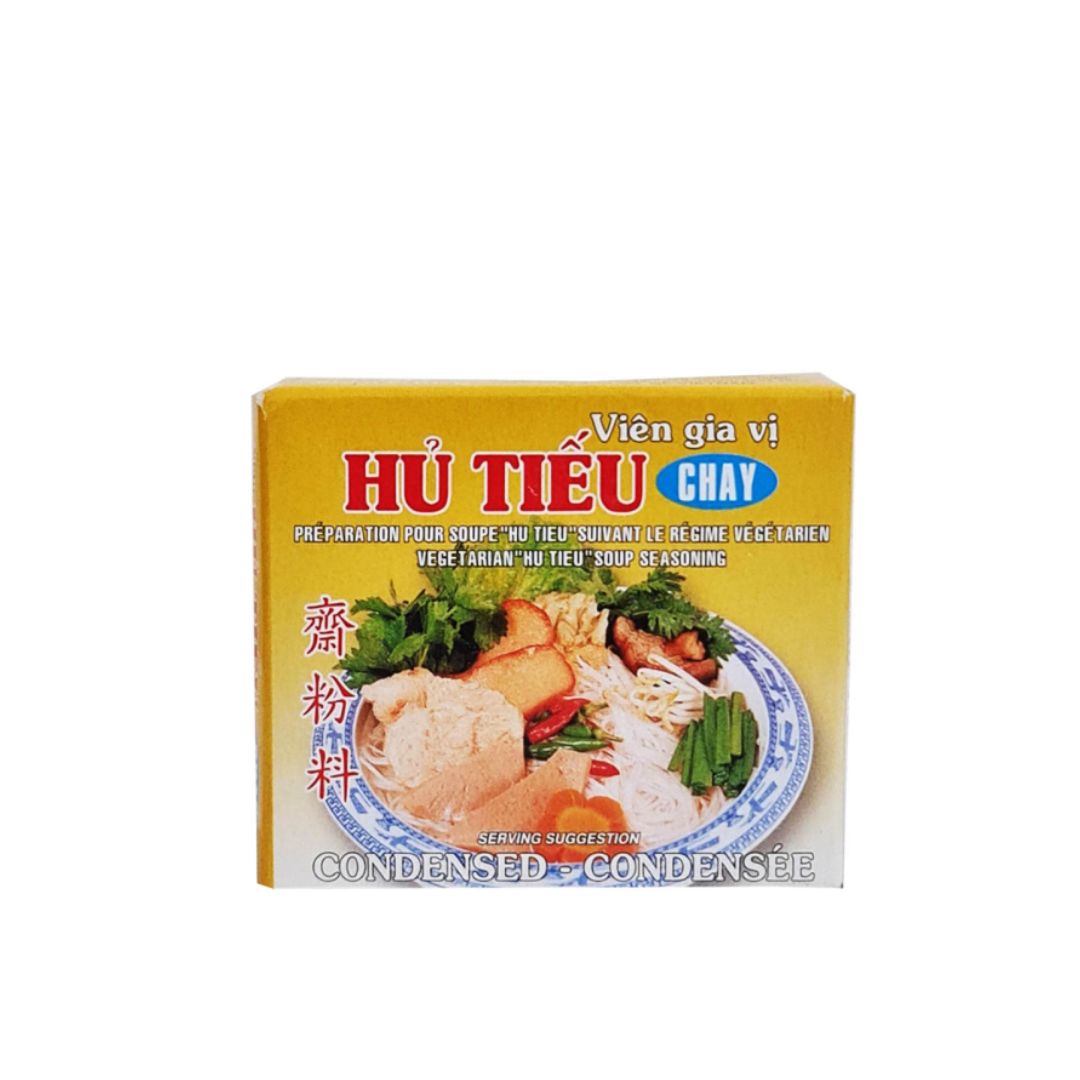 Bundle of 12 Boxes Spice Cube Veg Hu Tieu 75g (Vien Gia Vi Bao Long Hu Tieu Chay)