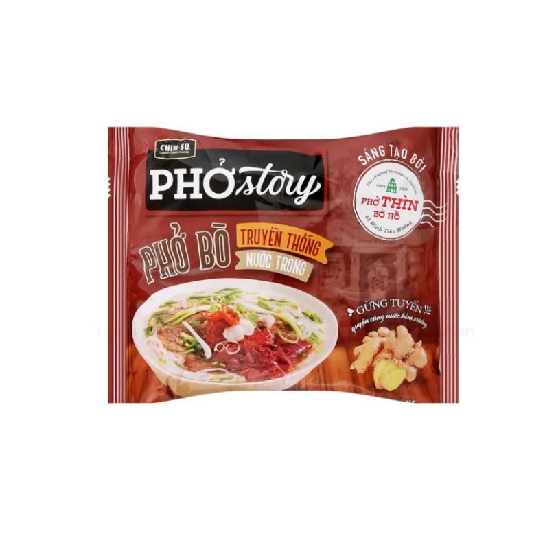 Box Of 30 Packs Chinsu Pho Story 72g (Thung 30 Goi)