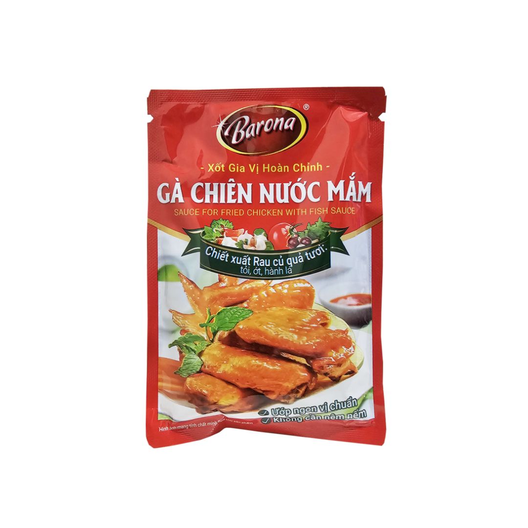 Seasoning Mix Barona 80g (Gia Vi Ga Chien Nuoc Mam)