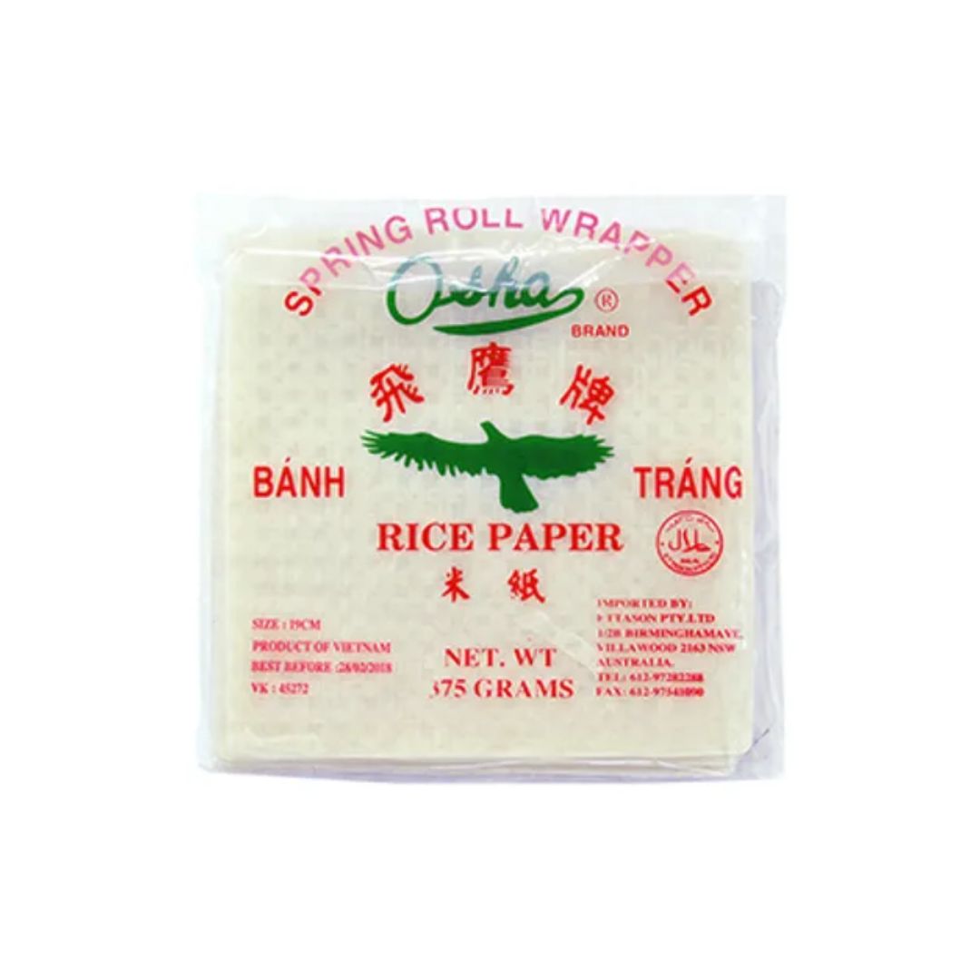 Osha Rice Paper Square 19cm 375g (Banh Trang)