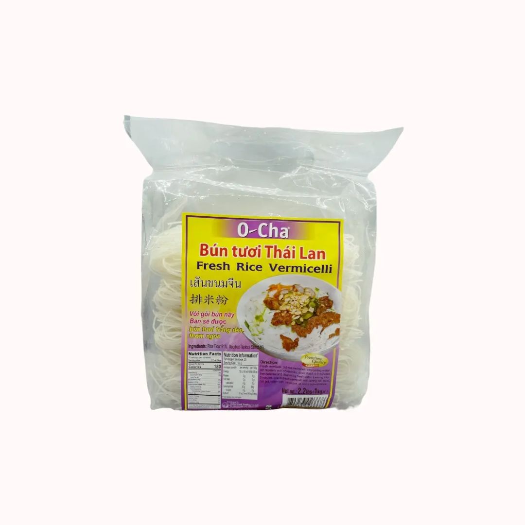 O-Cha Fresh Rice Vermiceli 1Kg (Bun Tuoi)