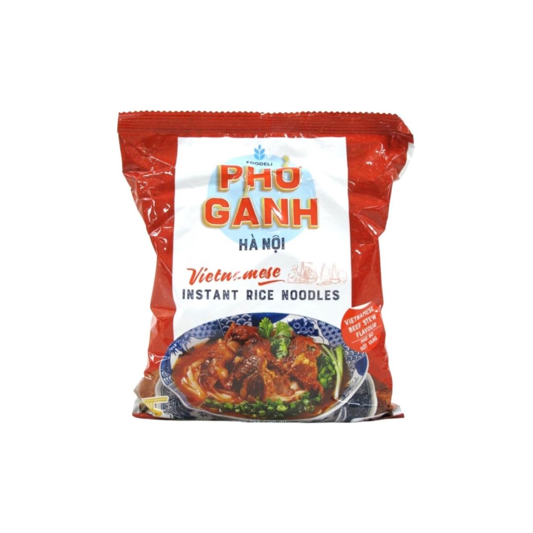 Box of 24 packs Pho Ganh Hanoi Beef Flavour 70g Thung 24 Goi