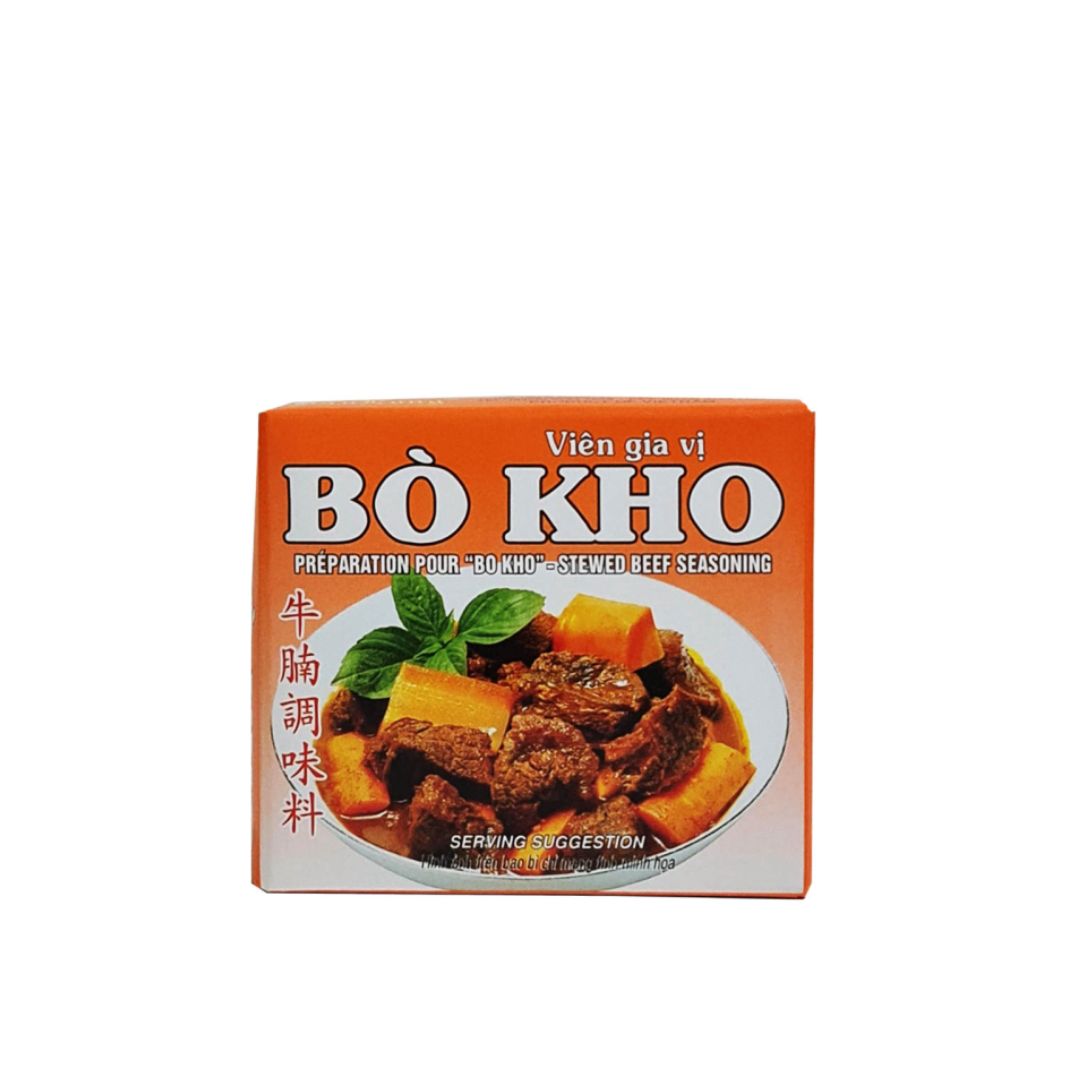 Bundle of 12 Boxes Spice Cube Beef Stew 75g (Vien Gia Vi Bao Long Bo Kho)