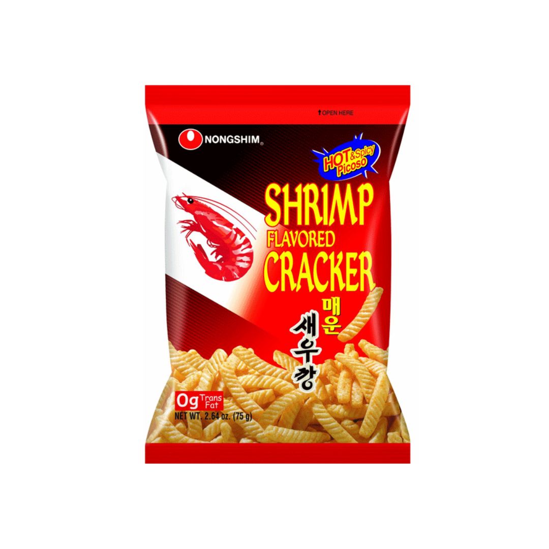 Nongshim Shrimp Cracker Spicy 75g (Banh Snack)