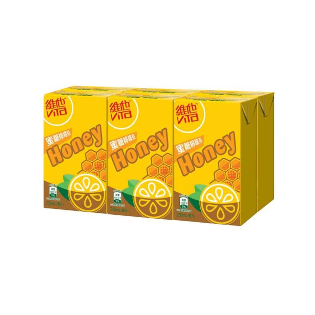 Vita Honey Lemon Tea Tray of 6 packs of 250ml (Tra)