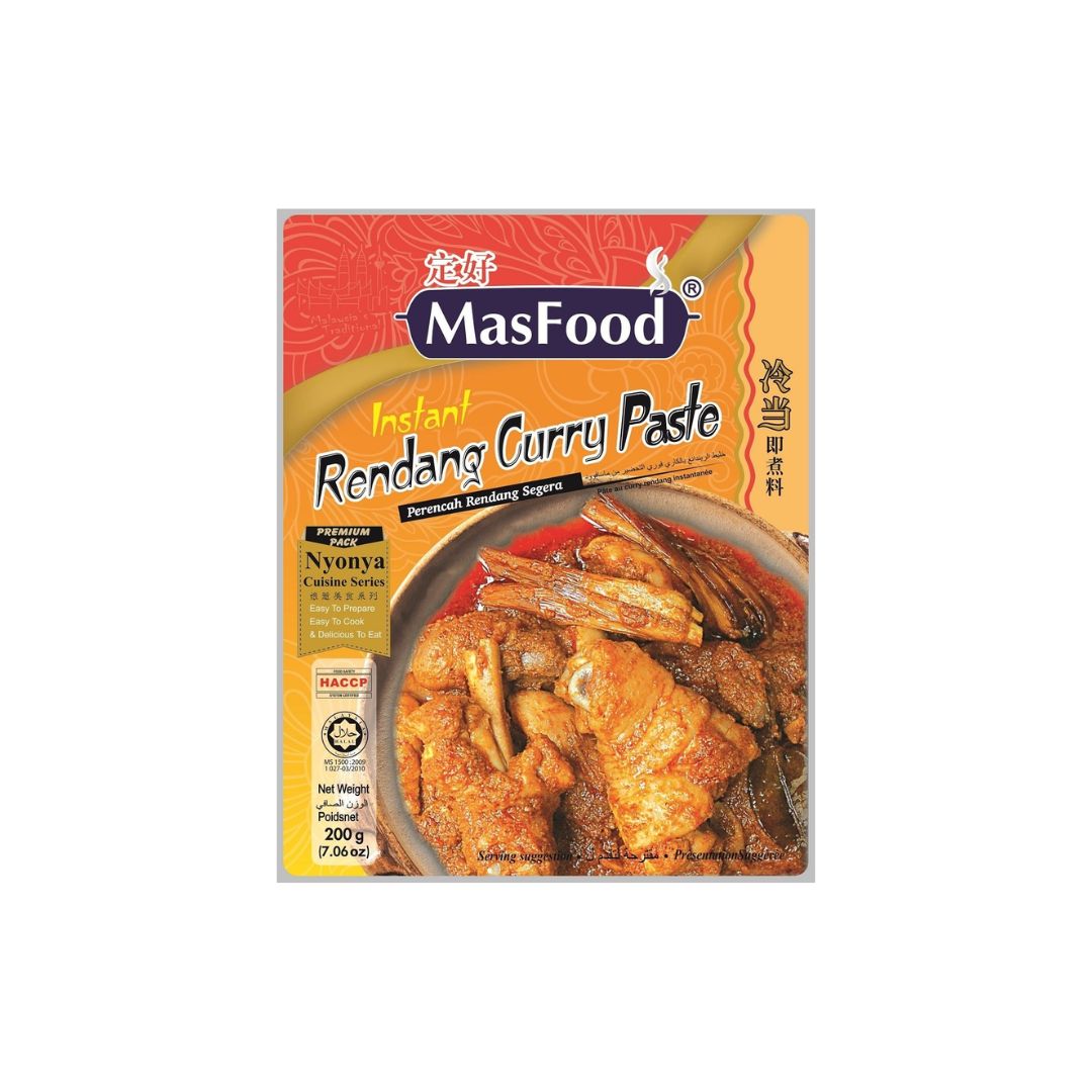 Masfood Curry Paste Rendang 200g (Sot Cari)