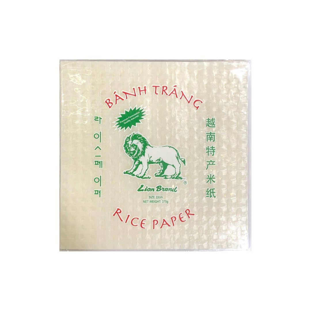 Lion Rice Paper Square 375g (Banh Trang) – Homie Asian Supermarket ...