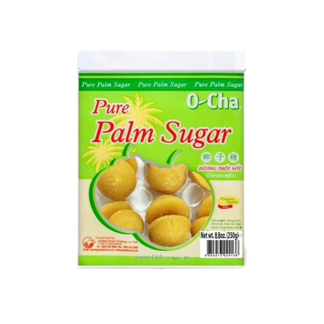 O-Cha Palm Sugar (Small Pcs) 250G (Duong Thot Not)