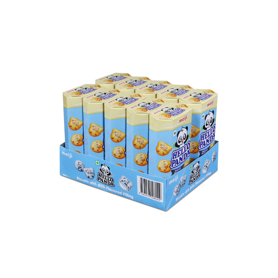 Meiji Hello Panda Vanilla Milk Biscuit 50g (Banh Ngot)