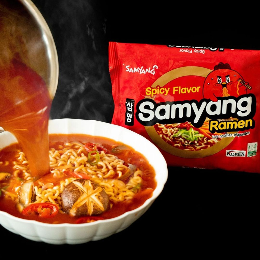 Samyang Ramen Spicy 5 packs of 120g (Mi Goi)