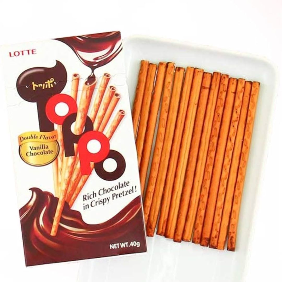 Lotte Toppo Vanilla Choco 40g (Banh Ngot)