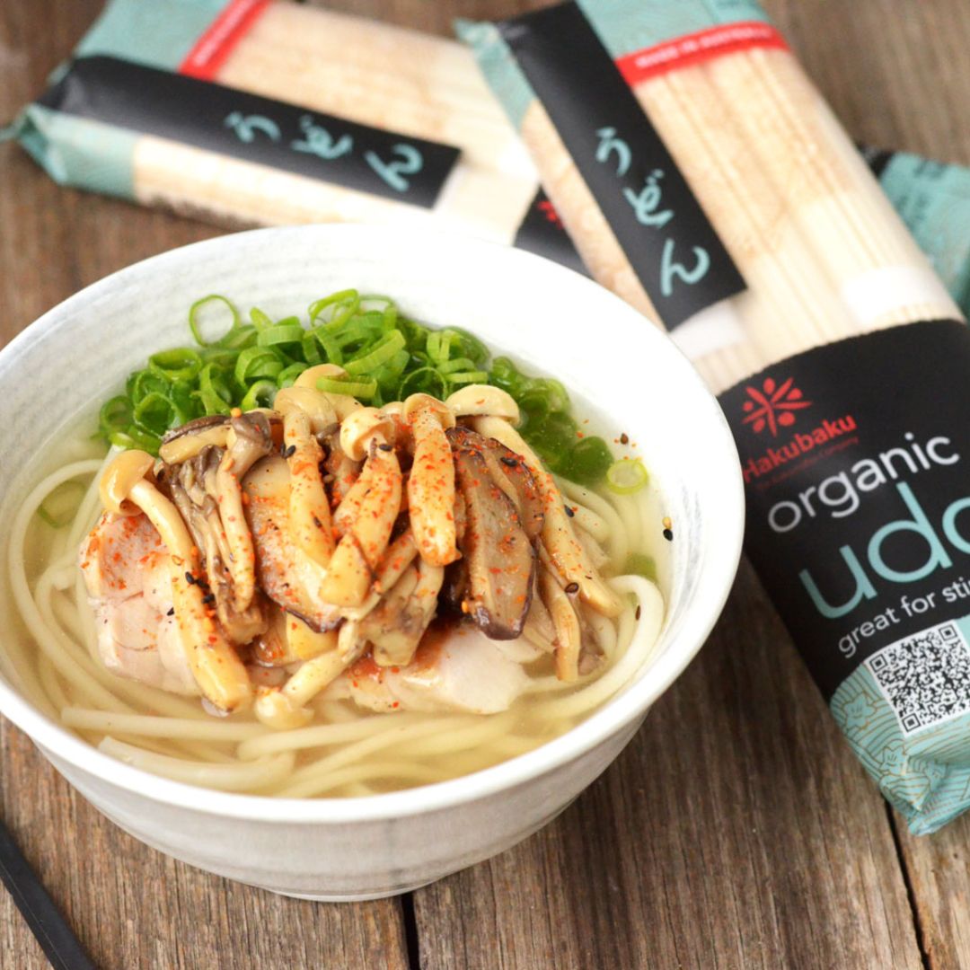 Hakubaku Organic Udon Noodle 270g (Mi)