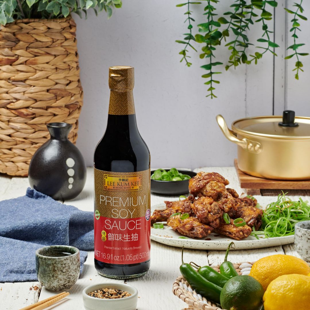 Lee Kum Kee Kum Chun Mushroom Flavored Dark Soy Sauce – 1.88 Liter – Vegan & Vegetarian