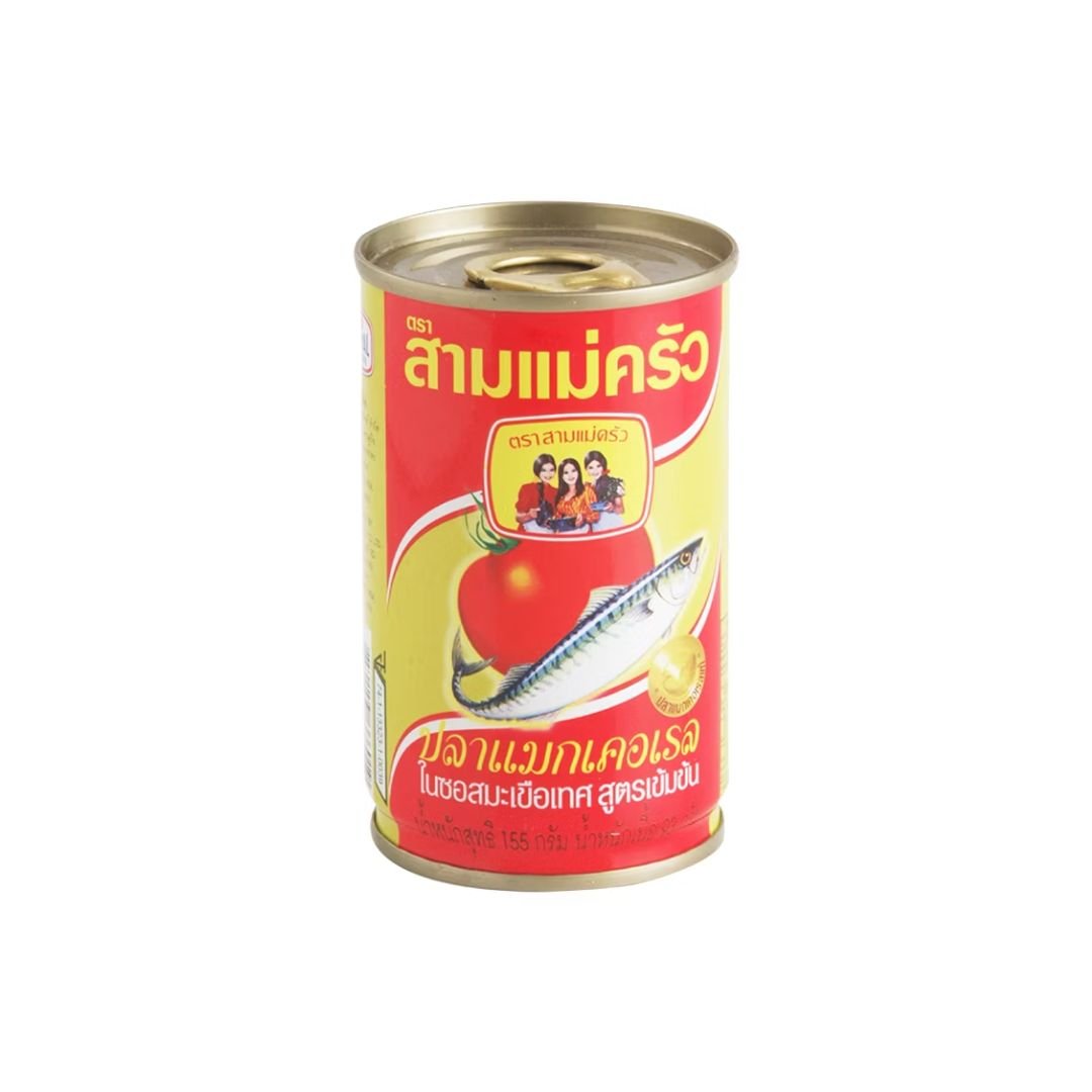 3 Lady Mackeral In Tomato 155G - Homie Online Asian Supermarket & GroceryCanned Food