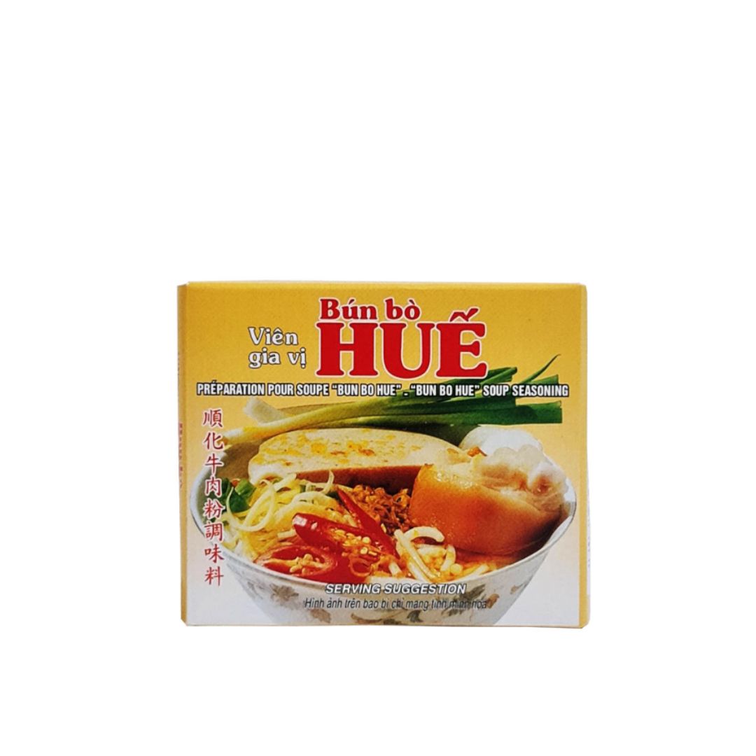 Bundle of 12 Boxes Spice Cube Hue Noodle 75g (Vien Gia Vi Bao Long Bun Bo Hue)