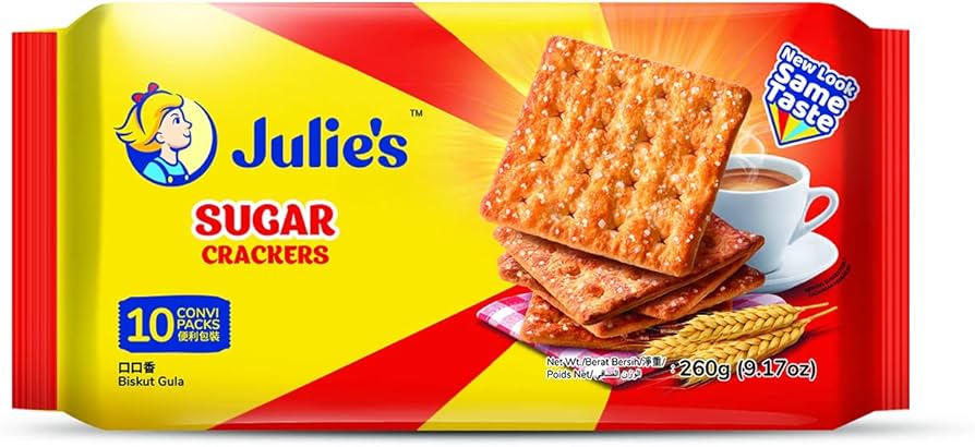 Julies Sugar Crackers 260g (Banh Ngot)