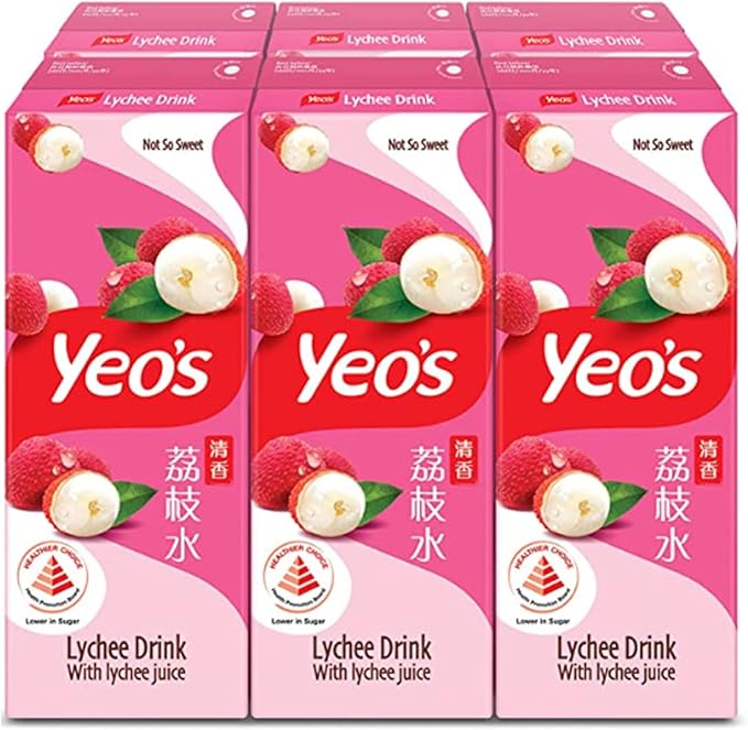 Tra Yeos Lychee Drink 6Pk 250ml