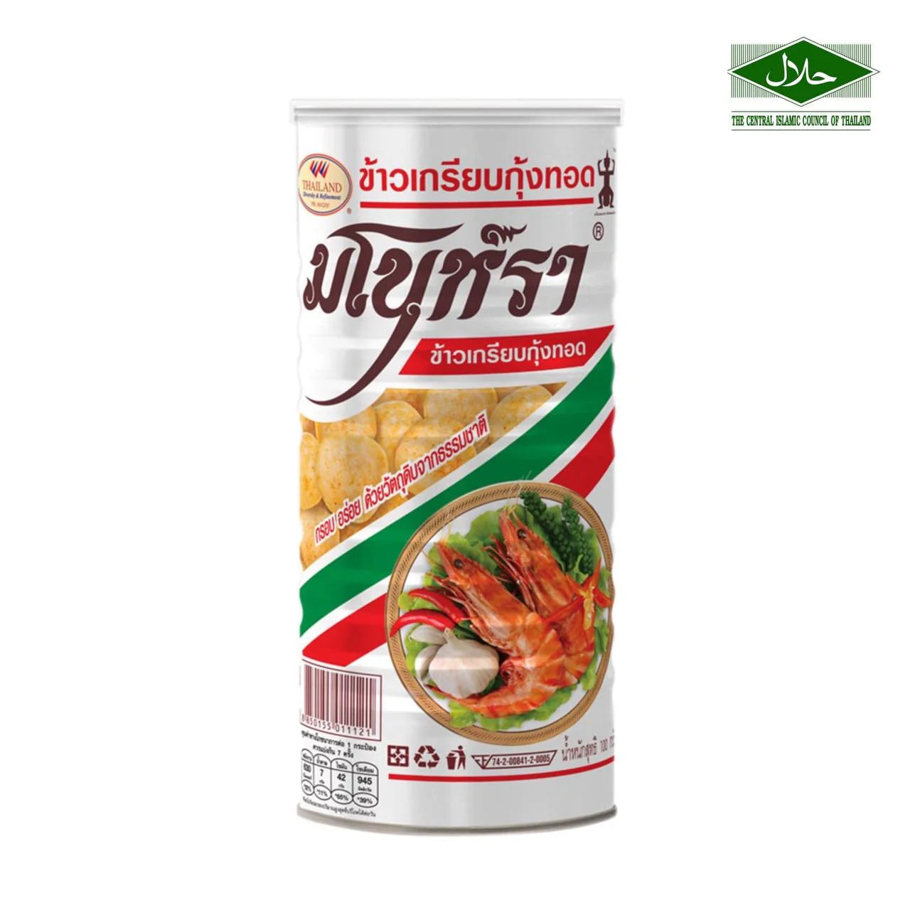 Banh Snack Manora Shrimp Chip Tin 110g