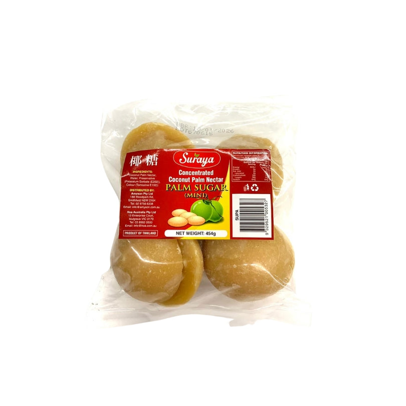 Suraya Palm Sugar Small Discs 454g (Duong Thot Not)