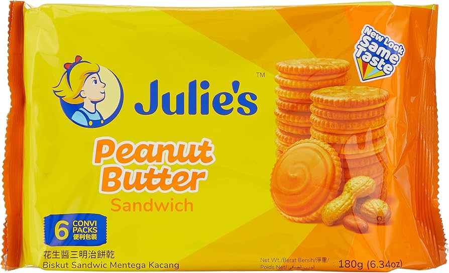 Julies Peanut Butter Sandwich 180g (Banh Ngot)