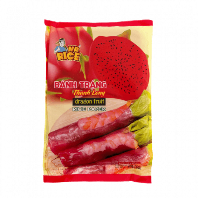 Mr Rice Rice Paper Dragon Fruit 200g (Banh Trang Thanh Long)