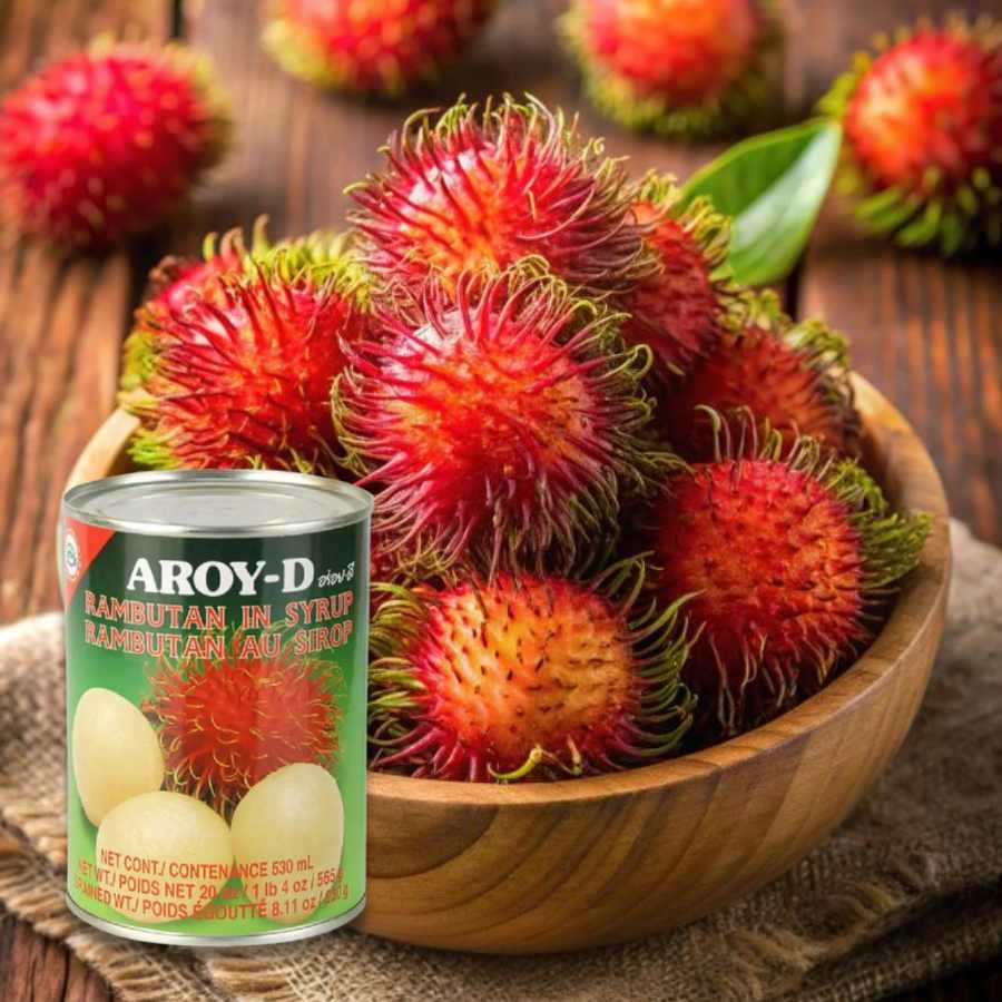 Aroy-D Rambutan In Syrup 565g (Chom Chom Hop)