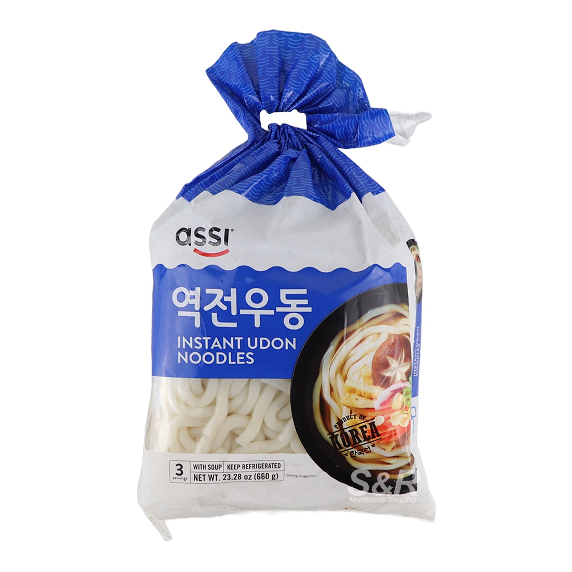 Assi Instant Udon Noodles (Yeokjeon Udon) 600g (Mi)