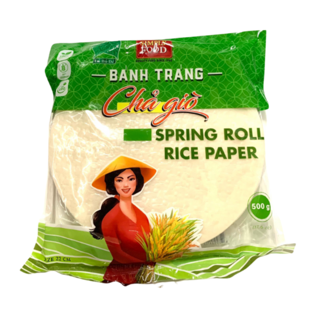 Simply Food Spring Roll Rice Paper 500g (Banh Trang Cha Gio)