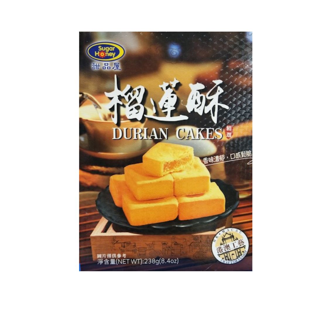 Sugar Honey Durian Cakes 238g (Banh Ngot)