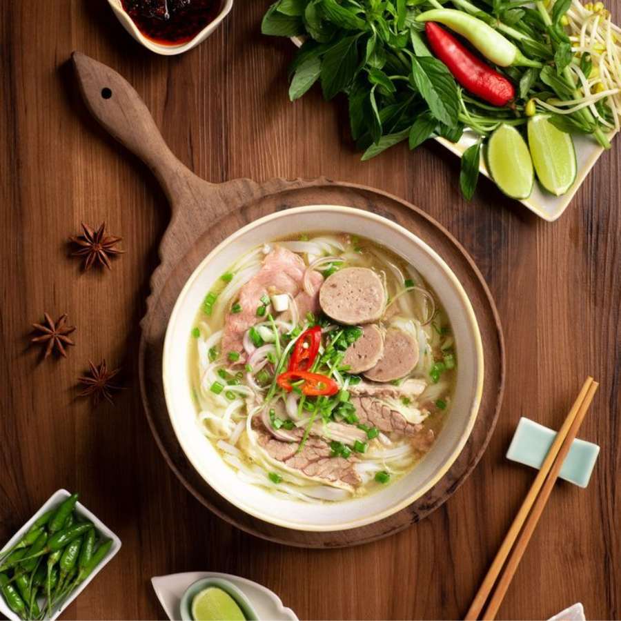 Bundle of 12 Boxes Spice Cube Beef Pho 75g (Vien Gia Vi Bao Long Pho Bo)