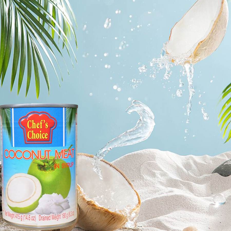 Chef's Choice Coconut Meat in Syrup 415g (Thit Dua Ngam)
