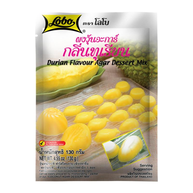 Lobo Agar Dessert Mix Durian 130g (Bot Rau Cau)