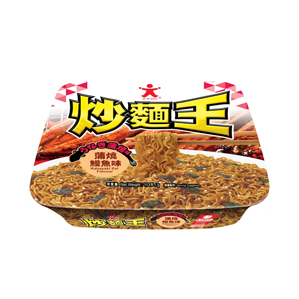 Doll Fried Noodle Kabayaki Eel Flavor 113g (Mi Goi)