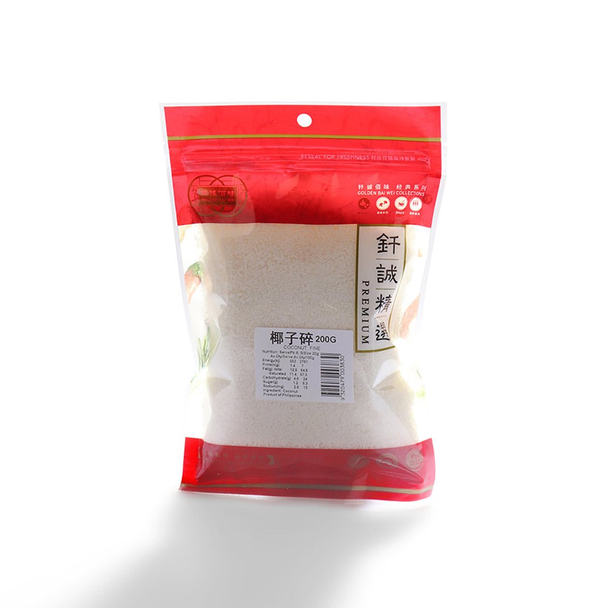 Golden Bai Wei Coconut Fine 180g