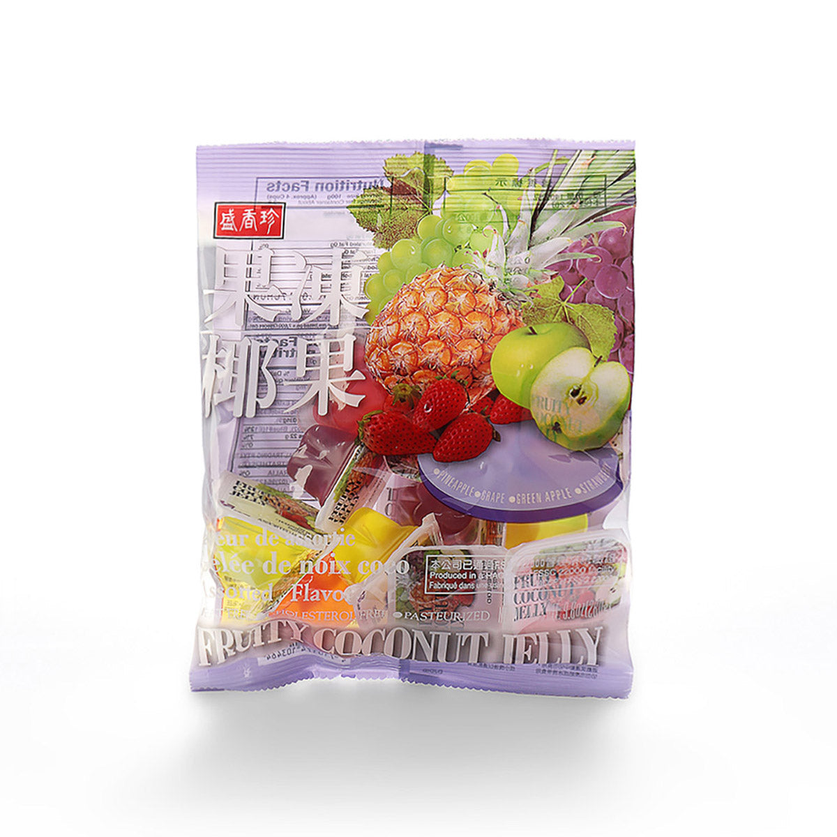 Rau Cau Triko Assorted Flavor Fruity Coconut Jelly 280g