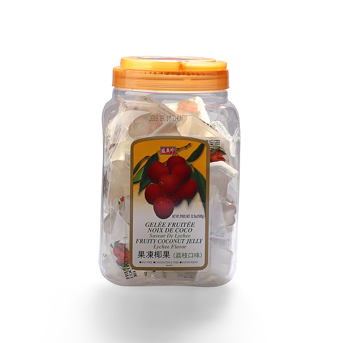 Triko Lychee Flavor Fruity Coconut Jelly (Jar) 1.5kg (Rau Cau)