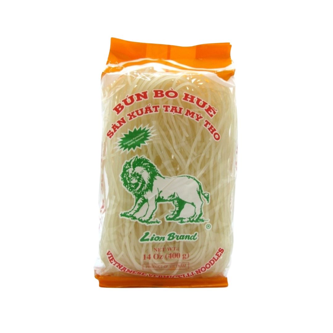 Lion Rice Vermicelli 400g (Bun Bo Hue)