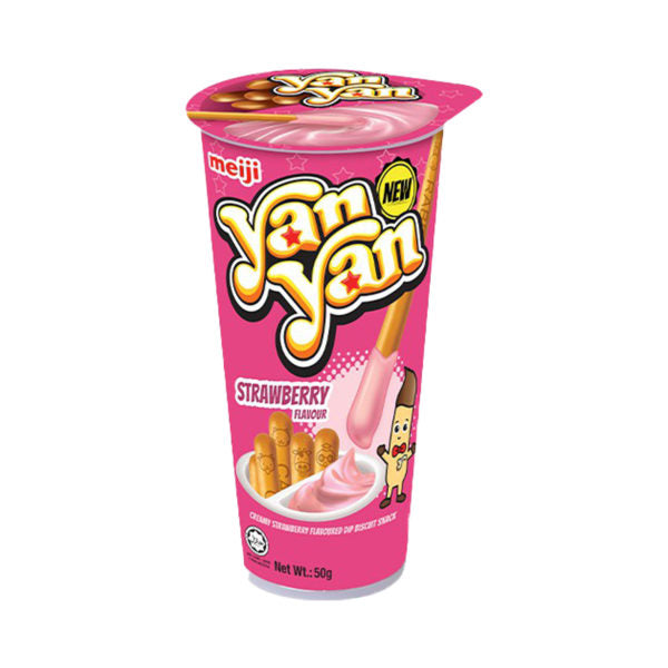 Yan Yan Strawberry Stick 44g (Banh Ngot)