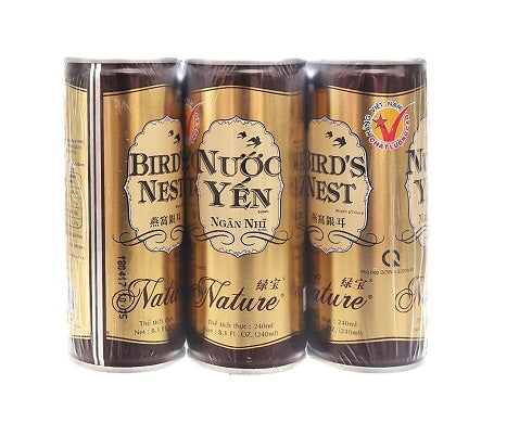 Nature Bird Nest Drink 240ml X6 Can (Nuoc Yen Ngan Nhi)