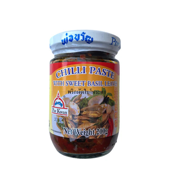 Porkwan Chili Paste Sweet Basil 225g