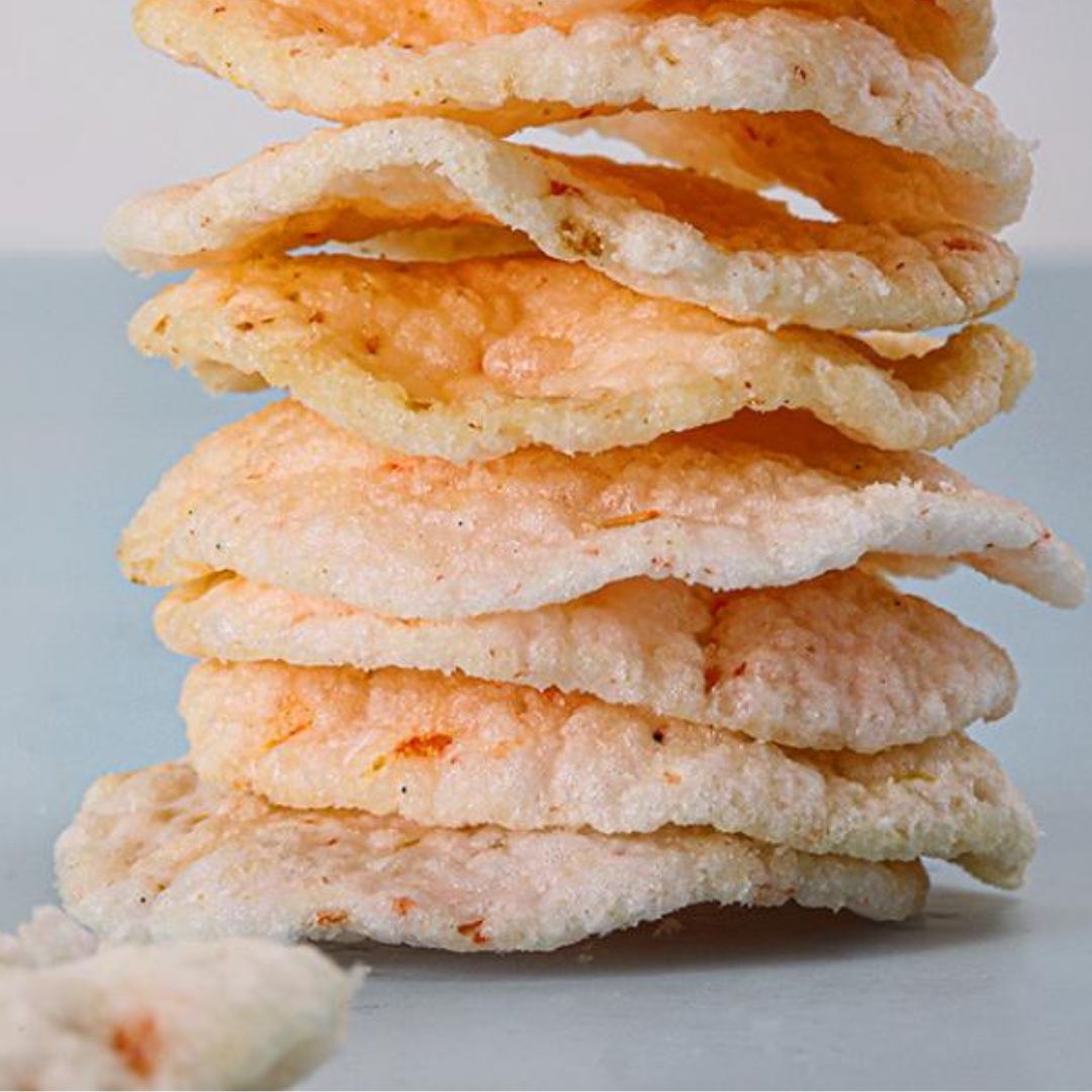 Want Want Got Rice Prawn Rice Crackers Original 42g (Banh Snack Tom)