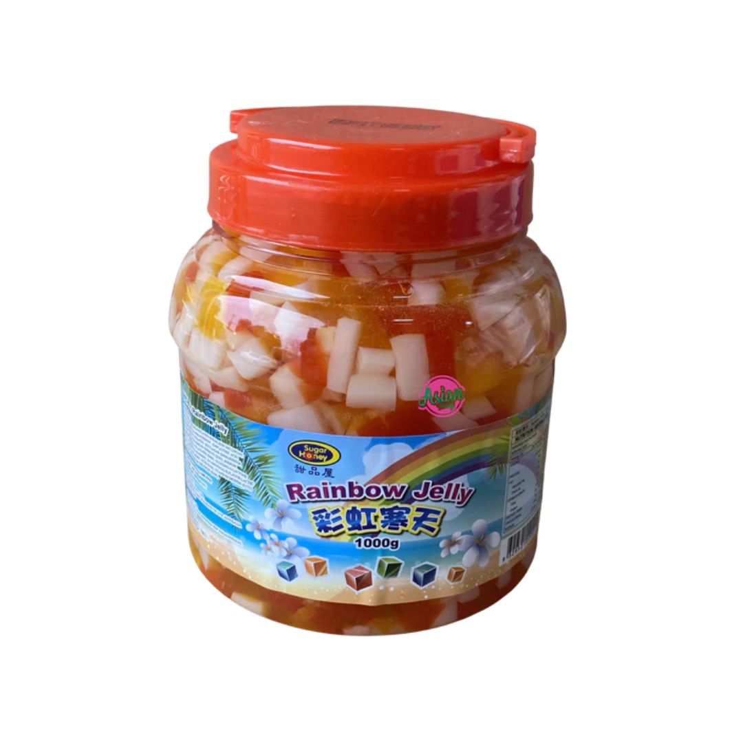 Tricolour Jelly Diced 1kg (Rau Cau)