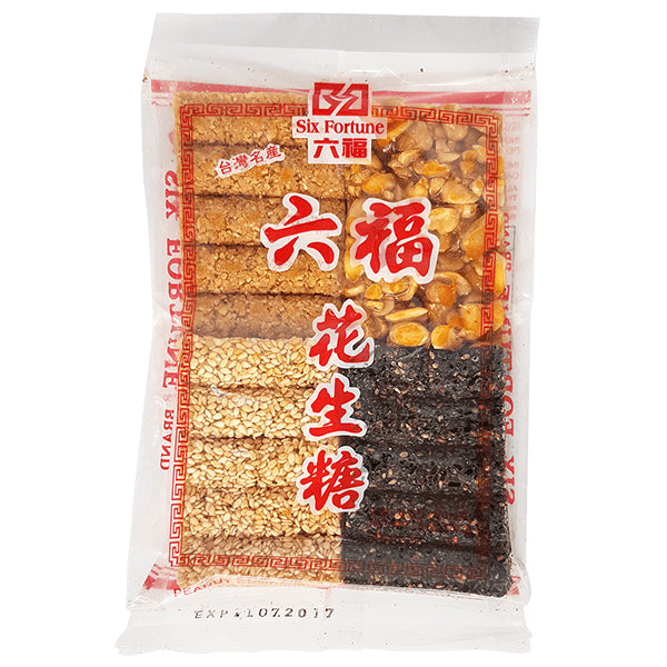 Six Fortune Mix Nut Bars 170g (Snack)