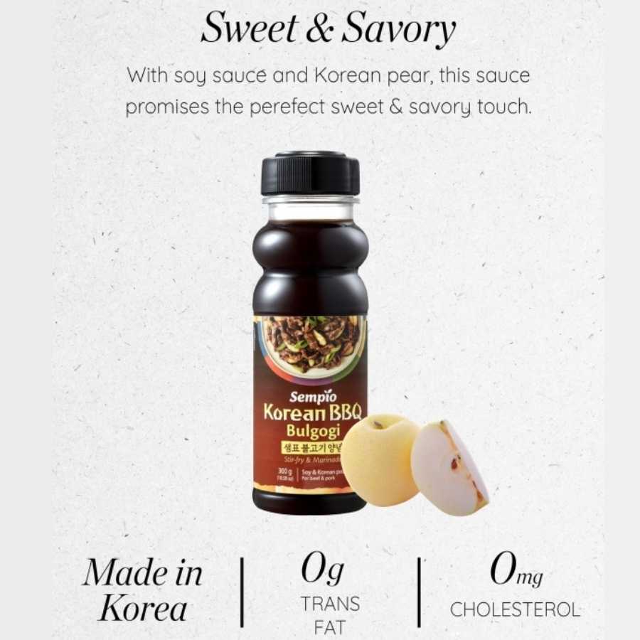 Sempio Korean Bbq Bulgogi Sauce 300ml (Sot Uop Han Quoc)