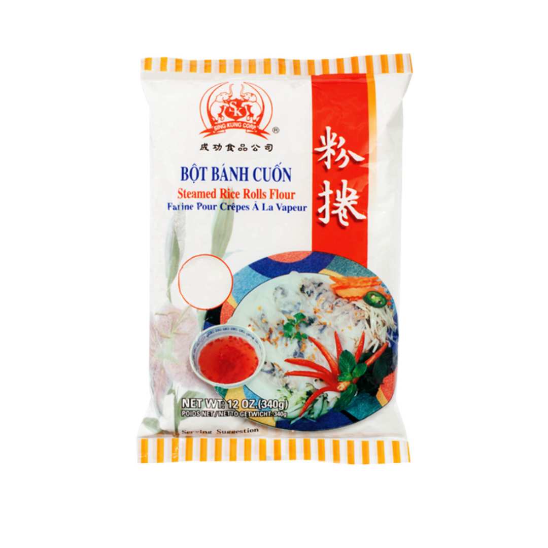 SK Corp Steamed Rice Rolls Flour 340g (Bot Banh Cuon Hieu 2 Voi)