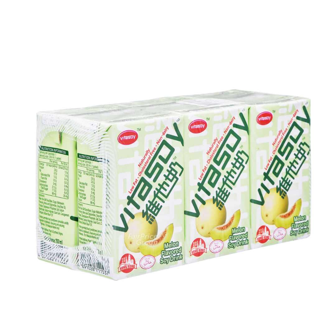 Vita Melon Soy Drink 250mlx6 packs (Sua Dau Nanh)