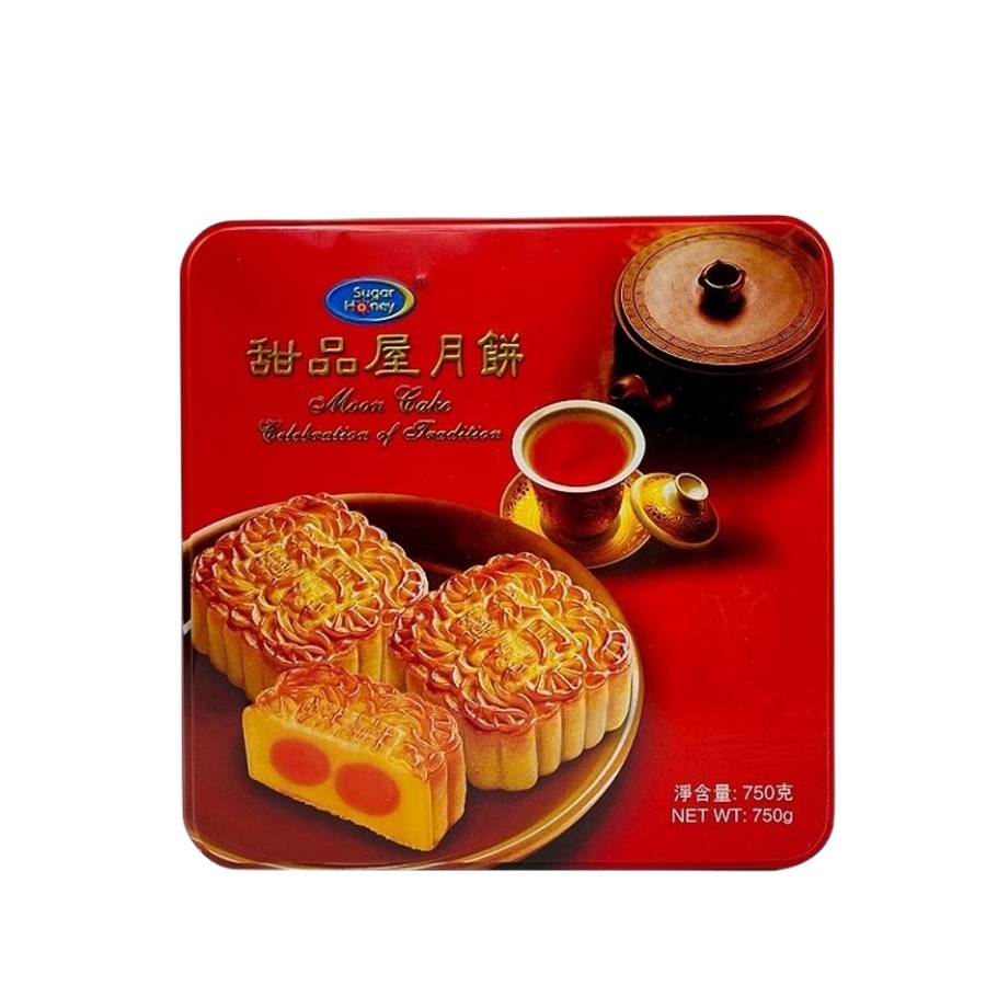Sugar Honey Mixed Nuts 2 Yolks Mooncake 750g (Banh Trung Thu Thap Cam 2 Trung)