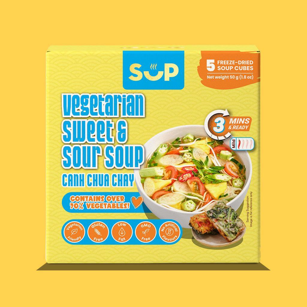 SUP Vegetarian Sweet and Sour Soup 5 Sachets A Box (Canh Chua Chay)